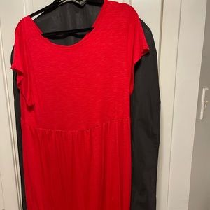 Red Heidi dress size L $40